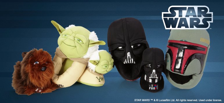 star wars slippers adults